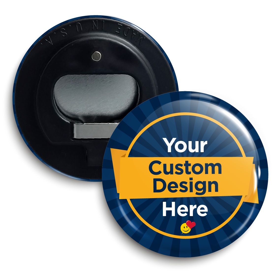 Custom buttons for marketing